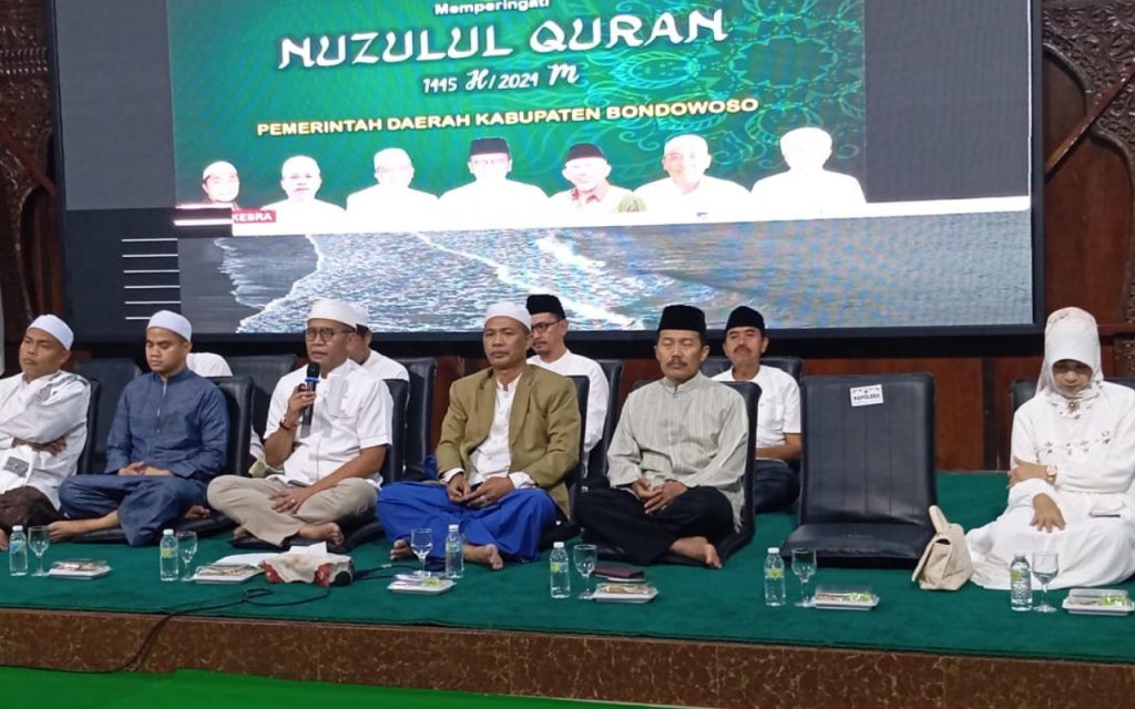 Peringati Malam Nuzulul Qur’an, Pj Bupati Bondowoso Sampaikan Pesan Damai Usai Pemilu