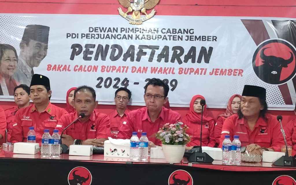 Umumkan Penjaringan Calon Bupati-Wakil Bupati, PDIP Jember: Kader Atau Tidak Punya Kesempatan Sama