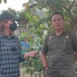 Foto: Youtuber bernama Pratiwi Noviyanthi saat datang ke Jember, setelah menerima informasi soal dugaan eksploitasi anak.