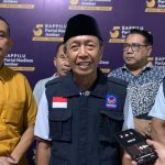Foto: Ketua DPD Partai NasDem Jember Marsuki, saat dikonfirmasi sejumlah wartawan, Selasa (30/4/2024) petang.