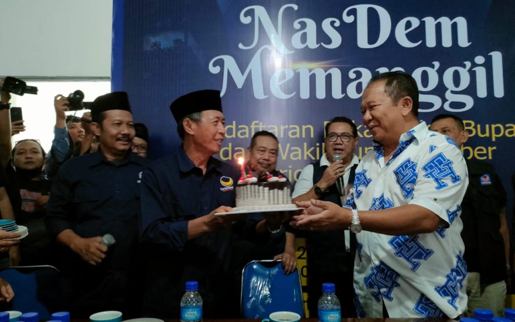 Hendy Dapat Kue Ulang Tahun saat Daftar ke NasDem, Signal Rekom di Tangan?