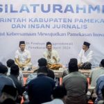 Foto: Pj Bupati Pamekasan Masrukin memberikan sambutan dalam acara buka bersama Pemkab Pamekasan dengan Wartawan Pamekasan.