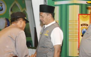 Pj Bupati Pamekasan Bersama Forkopimda Kunjungi Pos Pengamanan Malam Idul Fitri
