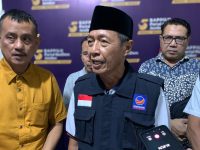 Caption: Ketua DPD Partai NasDem Jember Marsuki Abdul Ghofur saat dikonfirmasi sejumlah wartawan.