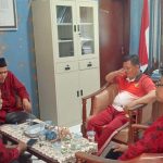 FOTO: BPD Lenteng Barat, Kecamatan Lenteng, Kabupaten Sumenep, saat bersilaturahmi dengan Camat Lenteng. (Ist/wartazone.com)