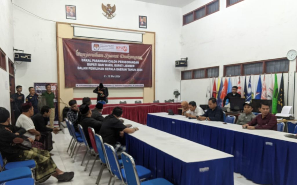 Hasil Vermin Bakal Calon Kepala Daerah Independen, KPU Jember: belum memenuhi syarat
