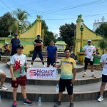 FOTO: Para dokter spesialis civitas RSUD dr H. Moh. Anwar Sumenep saat lari pagi bersama para dokter yang tergabung dalam the Specialist Runner Sumenep. Minggu (09 Juni 2024).