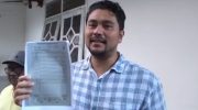 FOTO: Ketua DPC Partai Demokrat Jember Try Sandi Apriana dikonfirmasi usai dicopot dari jabatannya.