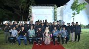 Foto: Pengukuhan Pengurus Komunitas Jurnalis Sumenep (KJS) periode 2024-2026, di Andhap Asor Keraton Sumenep, Senin, (1 Juli 2024), malam.