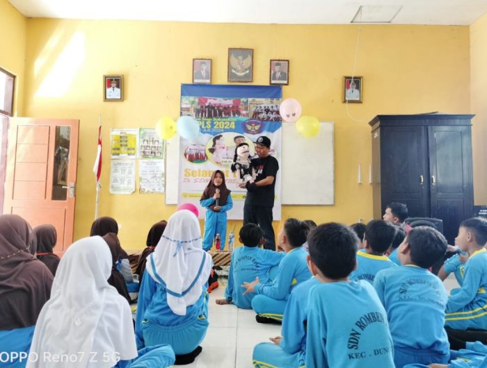 FOTO: Hari terakhir kegiatan Masa Pengenalan Lingkungan Sekolah (MPLS) SDN Romben Rana, Kecamatan Dungkek, Kabupaten Sumenep.