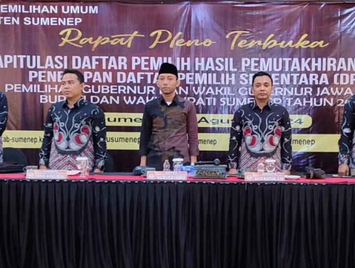 KPU Sumenep Buka Pendaftaran Calon Bupati dan Calon Wakil Bupati untuk Pilkada 2024.