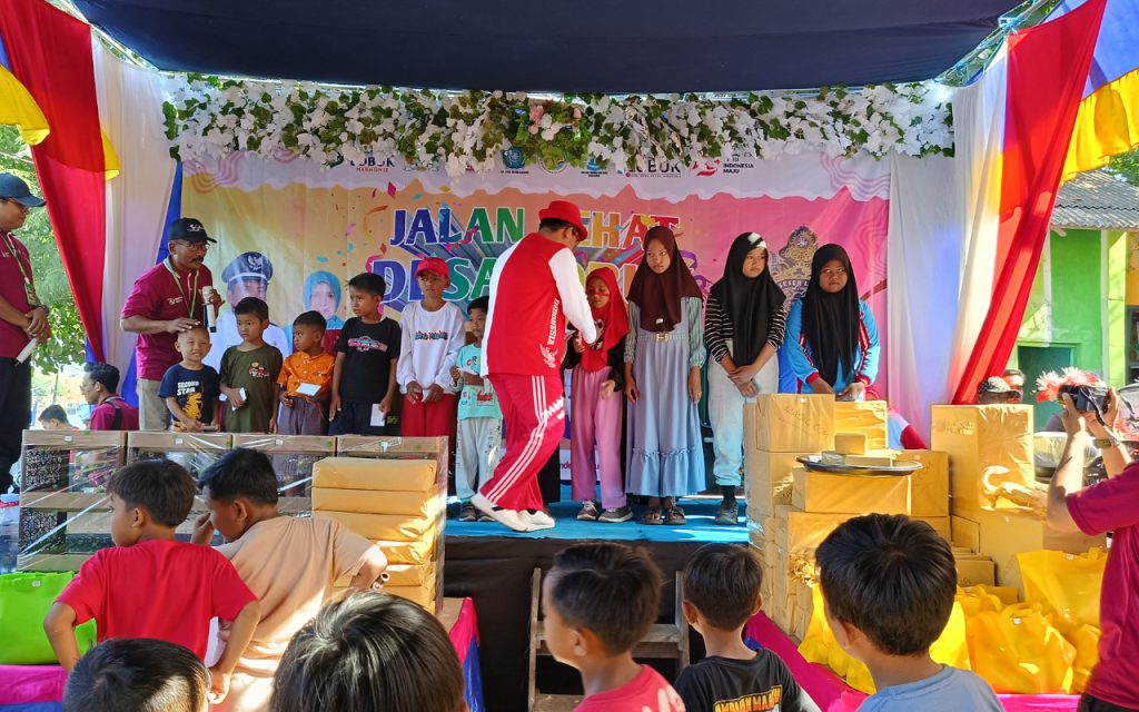 Pemdes Lobuk Gandeng Baznas Sumenep, Santuni Anak Yatim saat JJS
