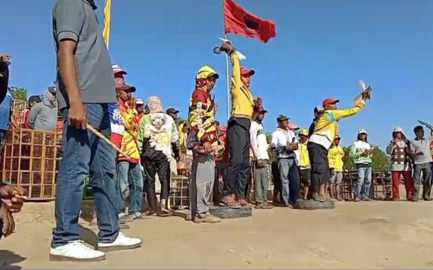 FOTO: Kemeriahan Lomba Merpati Balap Sprint bertajuk Banteng Cup 2024, di Lapangan Sataretanan, Desa Pragaan Laok, Kecamatan Pragaan, Kabupaten Sumenep, Jumat 13 September 2024.