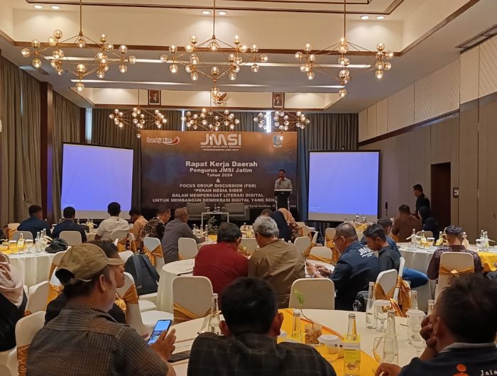 FOTO: JMSI Jawa Timur saat menggelar Rapat Kerja (Raker) dan Focus Group Discussion (FGD) di Hotel Kampi Surabaya, Kamis (19/9/2024).