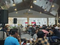 FOTO: Pelaksanaan Diskusi Pengawasan oleh Bawaslu Sumenep dengan tema Menuju Pilkada Sumenep Berkualitas. Rabu (25 September 2024) malam, di Arinna Cafe dan Resto. (Panji Agira/wartazone.com)