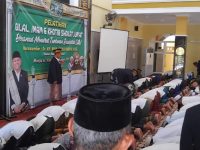 FOTO: LTM PCNU Sumenep saat menggelar kegiatan Pelatihan Bilal, Khotib, dan Imam Sholat Jum'at, di Masjid Al 'Aliim, Kepanjin Sumenep. Minggu (29 September 2024).