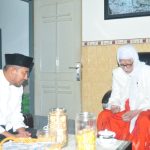 FOTO: Calon Bupati Sumenep Achmad Fauzi Wongsojudo saat silaturrahmi ke Pondok Pesantren (Ponpes) Lirboyo, Kota Kediri, Senin (30/9/2024).