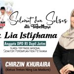 FOTO: Komunitas Taretan Ning Lia Madura mengucapkan selamat atas dilantiknya DR. Lia Istifhama sebagai anggota Dewan Perwakilan Daerah Republik Indonesia (DPD RI) periode 2024-2029.