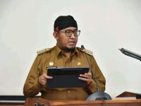 FOTO: Bupati Sumenep Achmad Fauzi Wongsojudo dalam sebuah kegiatan paripurna DPRD Sumenep, sebelum cuti kampanye Pilkada 2024.