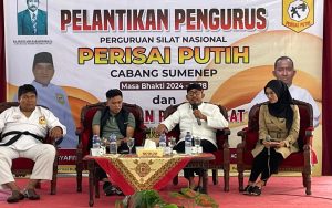 Hadiri Pelantikan Perisai Putih Sumenep, Achmad Fauzi: pencak silat adalah identitas budaya kita