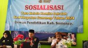 FOTO: Dewan Pendidikan Kabupaten Sumenep (DPKS) saat menggelar sosialisasi tata kelola komite sekolah di SDN Pasongsongan 1 Sumenep.