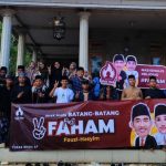 FOTO: Pemuda kecamatan Batang-Batang  deklarasi dukungan untuk pasangan Fauzi - Kiai Imam.