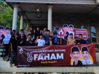FOTO: Pemuda kecamatan Batang-Batang  deklarasi dukungan untuk pasangan Fauzi - Kiai Imam.