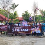 FOTO: Pemuda yang tergabung dalam Tunas Muda Achmad Fauzi (AF) dari Saronggi deklarasi pemenangan untuk pasangan Calon Bupati dan Wakil Bupati Kabupaten Sumenep, Nomor Urut 2, Achmad Fauzi dan Imam Hasyim (FAHAM).