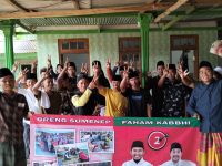 FOTO: Sejumlah pemuda dari 10 kecamatan di Pasongsongan menggelar deklarasi pemenangan untuk pasangan calon bupati dan wakil bupati, Fauzi-Imam (Faham), Selasa (22/10/2024).