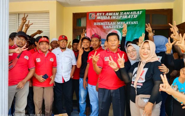 FOTO: Relawan Sahabat Muda Inspiratif saat menyatakan dukungan untuk pasangan calon Bupati dan Wakil Bupati Sumenep, Achmad Fauzi Wongsojudo dan KH. Imam Hasyim, dalam Pilkada 2024.