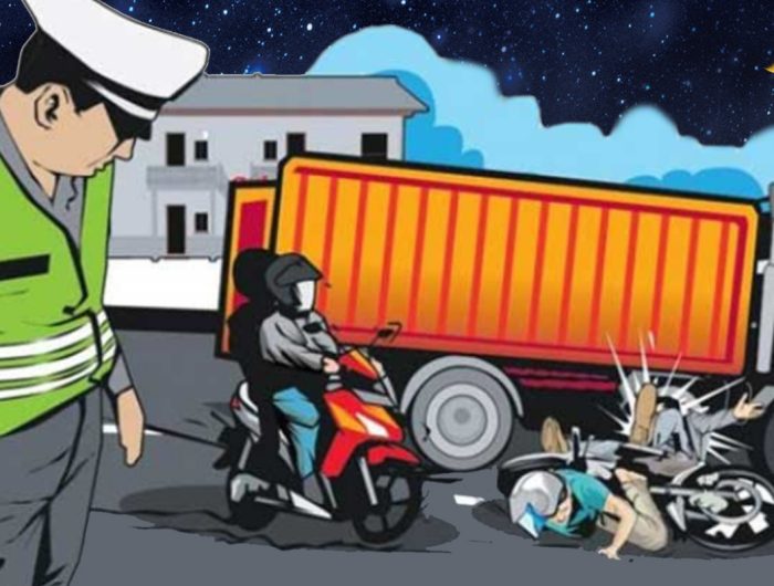 FOTO: Ilustrasi kecelakaan lalu lintas. (Sumber: thejurnal.id)
