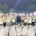 FOTO: Relawan kebersihan Tim Semut Putih bergerak mengawal kebersihan lokasi kegiatan FAHAM Bersholawat yang roadshow ke sejumlah kecamatan.