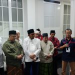 FOTO: Pasangan calon Achmad Fauzi Wongsojudo - KH Imam Hasyim (FAHAM) saat menggelar konferensi pers hasil hitung cepat Lembaga Survei TerUKUR. Rabu (27 November 2024) malam.