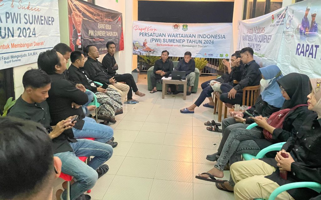 Raker PWI Sumenep, Bahas Isu Kemiskinan hingga Penguatan Potensi Desa