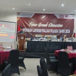 FOTO: KPU Kabupaten Sumenep menggelar focus group discussion (FGD) penyusunan laporan evaluasi Pilkada tahun 2024. Selasa (25 Februari 2025), di hotel El-Malik yang berlokasi di Jalan Hos Cokroaminoto Pajagalan Kecamatan Kota Sumenep.