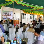 FOTO: Dialog Publik yang digagas Forum Lintas Tokoh (FLT) Giliraja, Kecamatan Giligenting, menghadirkan Wakil Bupati Sumenep, Manager PLN UP3 Madura dan Anggota DPRD Sumenep. Minggu (20 April 2025), di Ponpes Al-Arief Jate.