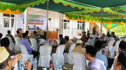 FOTO: Dialog Publik yang digagas Forum Lintas Tokoh (FLT) Giliraja, Kecamatan Giligenting, menghadirkan Wakil Bupati Sumenep, Manager PLN UP3 Madura dan Anggota DPRD Sumenep. Minggu (20 April 2025), di Ponpes Al-Arief Jate.