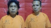 FOTO: Kedua pelaku yakni SB (kiri) seorang anggota LSM, dan JF ASN Inspektorat Kabupaten Sumenep, terjaring OTT Polres Sumenep karena diduga memeras Kepala Desa Batang-Batang Daya, Siti Naisa, terkait proyek pengaspalan jalan desa yang didanai Dana Desa (DD).