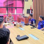 FOTO: Jajaran Dewan Pengurus Daerah Komite Nasional Pemuda Indonesia (DPD KNPI) Kabupaten Sumenep saat kunjungan silaturahmi ke Markas Kepolisian Resor (Polres) Sumenep, Selasa (3/6/2025).
