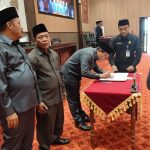 FOTO: Dewan Perwakilan Rakyat Daerah (DPRD) Kabupaten Sumenep saat menggelar rapat paripurna Badan Anggaran (Banggar) terhadap hasil pembahasan Raperda tentang Pertanggungjawaban Pelaksanaan APBD Tahun Anggaran 2024.