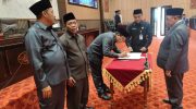 FOTO: Dewan Perwakilan Rakyat Daerah (DPRD) Kabupaten Sumenep saat menggelar rapat paripurna Badan Anggaran (Banggar) terhadap hasil pembahasan Raperda tentang Pertanggungjawaban Pelaksanaan APBD Tahun Anggaran 2024.