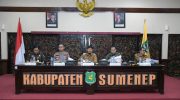 FOTO: Bupati Sumenep, H. Achmad Fauzi Wongsojudo, saat memimpin rapat penetapan Titik Impas Harga Tembakau (TIHT) 2025, di Kantor Bupati, Senin (11/8/2025).