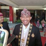 FOTO: Bupati Sumenep, Achmad Fauzi Wongsojudo, usai peringatan Hari Ulang Tahun (HUT) ke-80 Republik Indonesia, di kantor Bupati Sumenep. Minggu (17 Agustus 2025).
