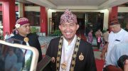 FOTO: Bupati Sumenep, Achmad Fauzi Wongsojudo, usai peringatan Hari Ulang Tahun (HUT) ke-80 Republik Indonesia, di kantor Bupati Sumenep. Minggu (17 Agustus 2025).