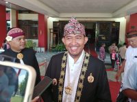 FOTO: Bupati Sumenep, Achmad Fauzi Wongsojudo, usai peringatan Hari Ulang Tahun (HUT) ke-80 Republik Indonesia, di kantor Bupati Sumenep. Minggu (17 Agustus 2025).