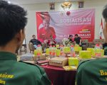 FOTO: Anggota DPR RI dari Daerah Pemilihan Jawa Timur XI, MH. Said Abdullah, menggelar Sosialisasi Empat Pilar Kebangsaan. Sabtu (6/9/2025), di ruang pertemuan Arya Wiraraja, Hotel de Baghraf Sumenep. (Ist/wartazone.com)
