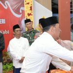 FOTO: Bupati Sumenep, Achmad Fauzi Wongsojudo, saat menghadiri Doa Bersama untuk Negeri, yang digelar oleh Pemerintah Kecamatan Batuputih.