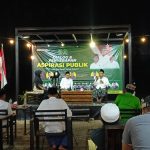 FOTO: Fraksi PKB DPRD Kabupaten Sumenep menggelar dialog dan penyerapan aspirasi publik bertajuk “PKB Hadir dan Berarti untuk Rakyat”, Minggu (21/9/2025) malam. (Panji Agira/wartazone.com)
