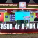 FOTO: Rumah Sakit Umum Daerah (RSUD) dr. H. Moh. Anwar Sumenep turut ambil bagian dengan menghadirkan berbagai stan layanan interaktif yang diminati pengunjung, saat gelaran Madura Culture Festival (MCF) 2025 di GOR A. Yani, Sumenep.