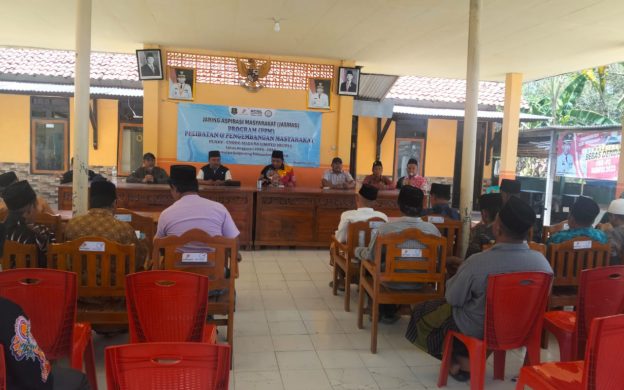 FOTO: HCML melalui mitra pelaksana Bahtera, menggelar kegiatan Jaring Aspirasi Masyarakat (Jasmas) di delapan desa di Kecamatan Giligenting, Kabupaten Sumenep, Kamis (25 September 2025).